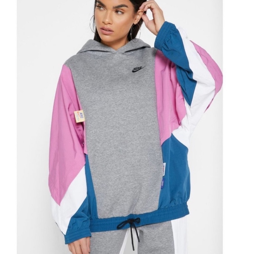 Retro Nike Icon Clash Pullover Hoodie Windbreaker